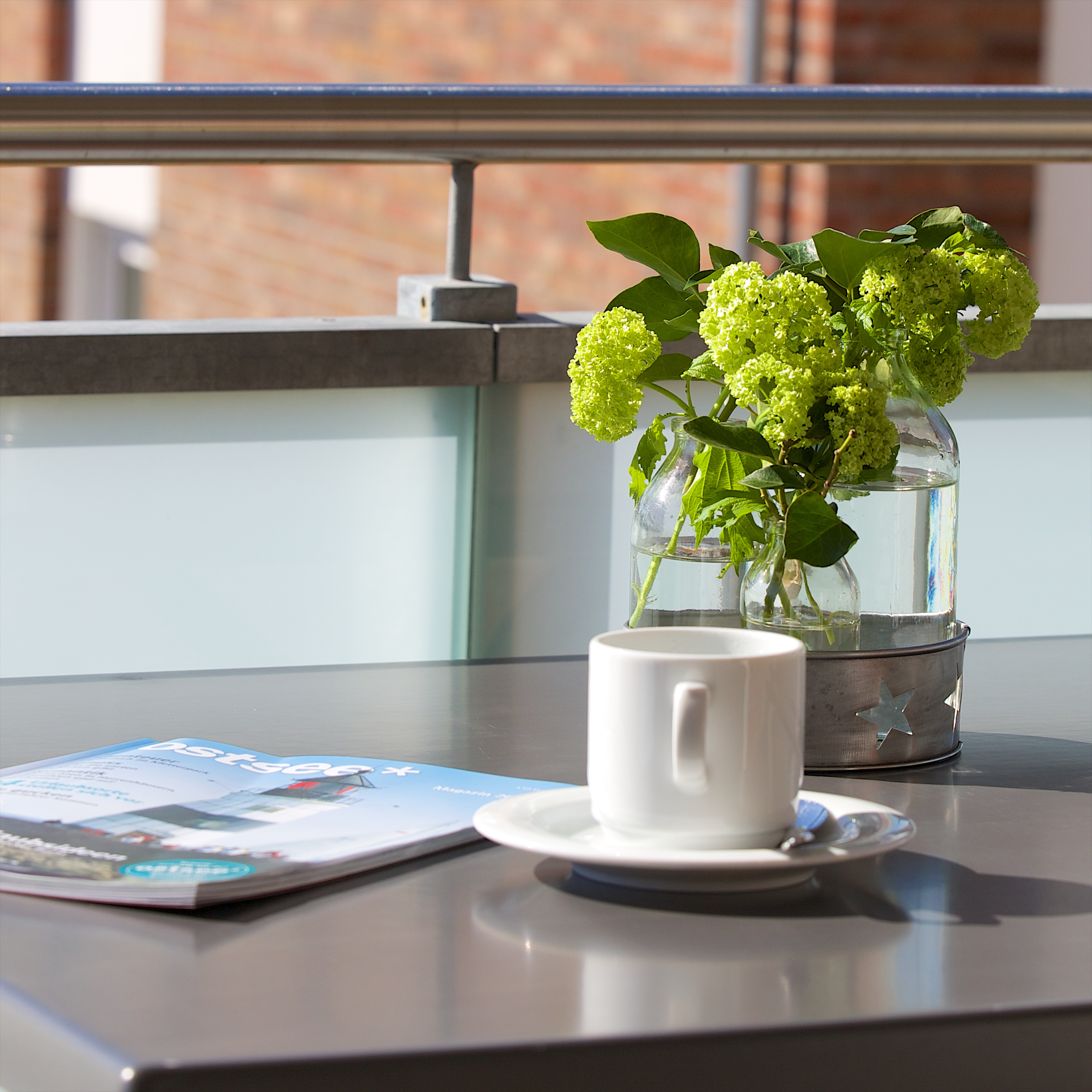 Ferienwohnung Balkon